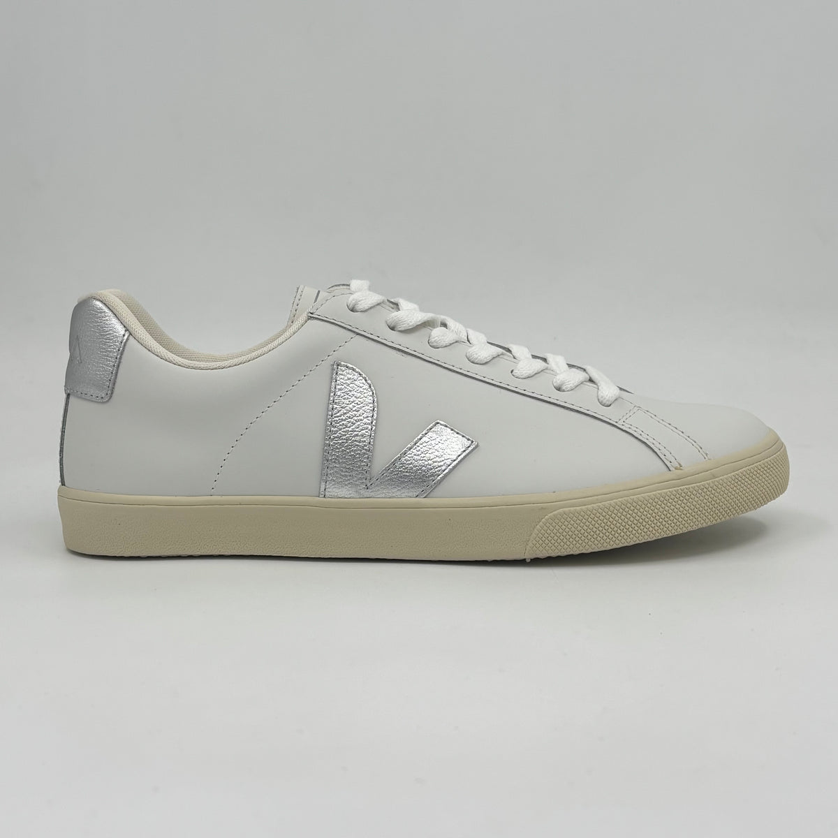 Veja Esplar Leather White Silver