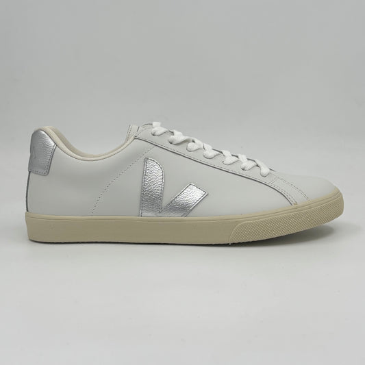 Veja Esplar Leather White Silver