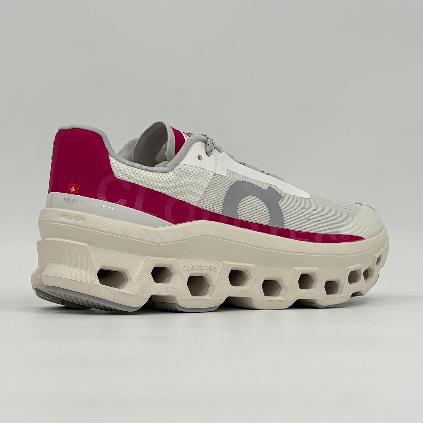 On Running Cloudmonster Ivory Grenadine