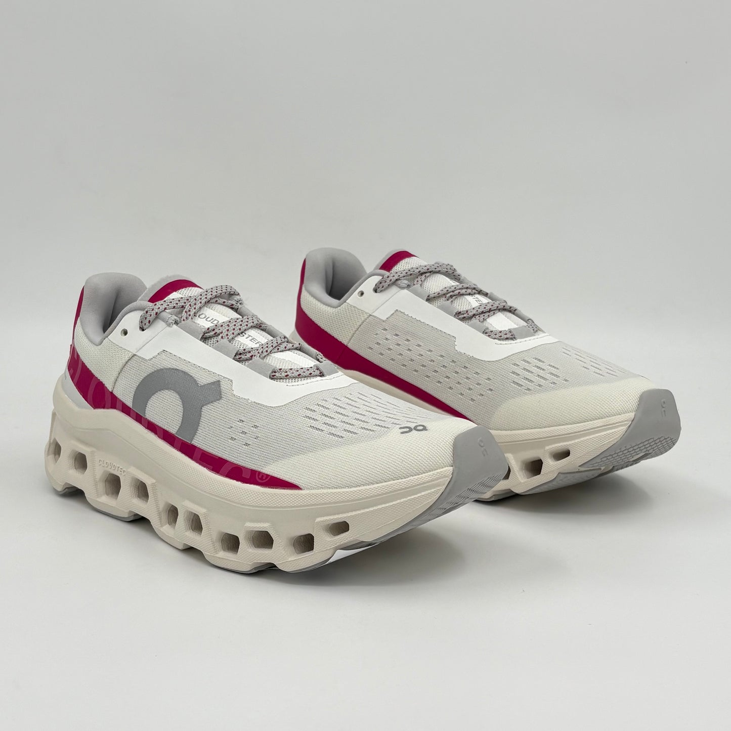 On Running Cloudmonster Ivory Grenadine