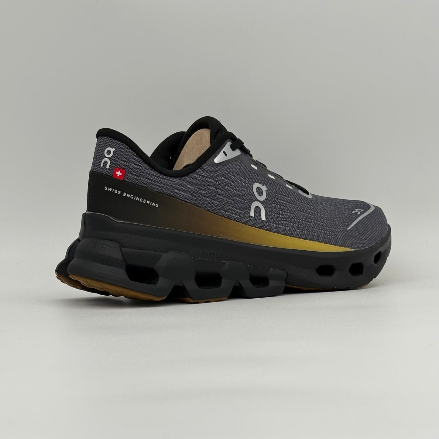 On Running Cloudspark Iron Black