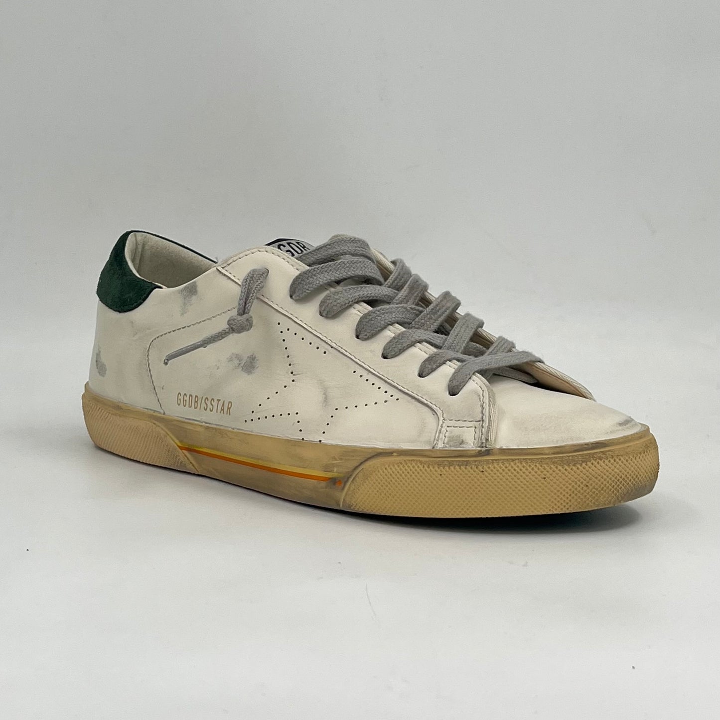 Golden Goose Super-Star White Green