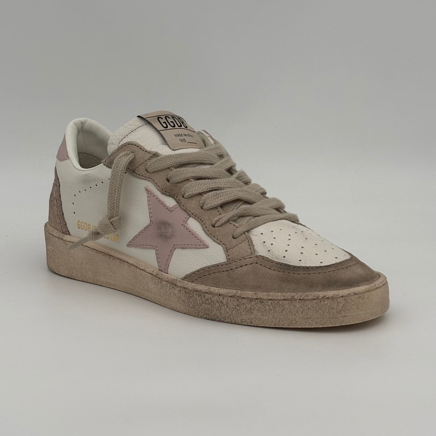 Golden Goose Ball Star White Pink SS25