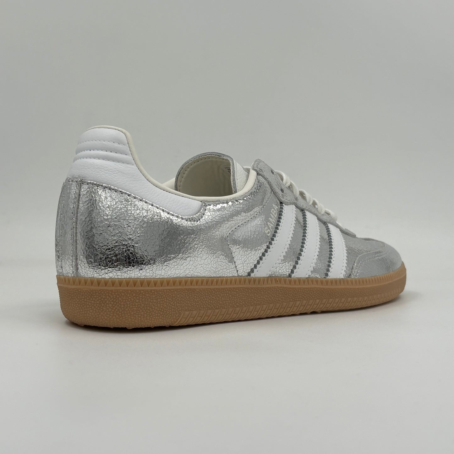 Adidas Samba OG
Silver Metallic Cracked Leather (Women's)