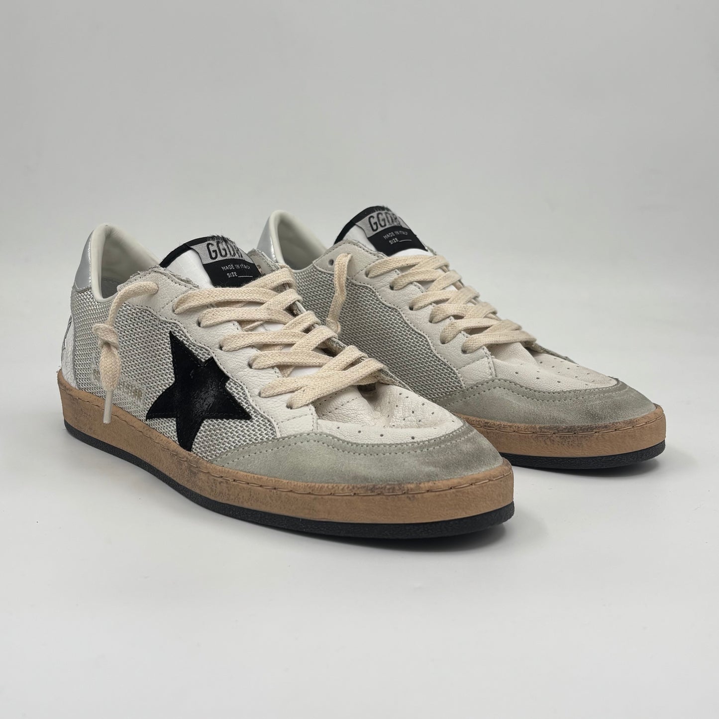 Golden Goose Ball Star Light Silver Black
