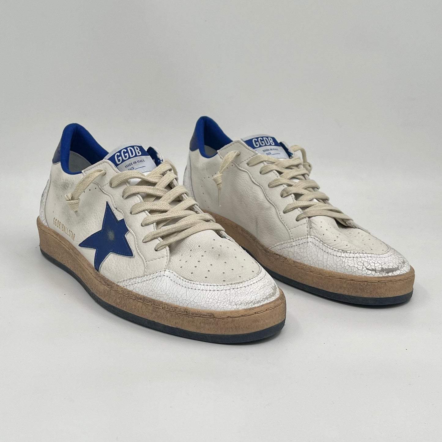 Golden Goose Ball-Star White Bluette
