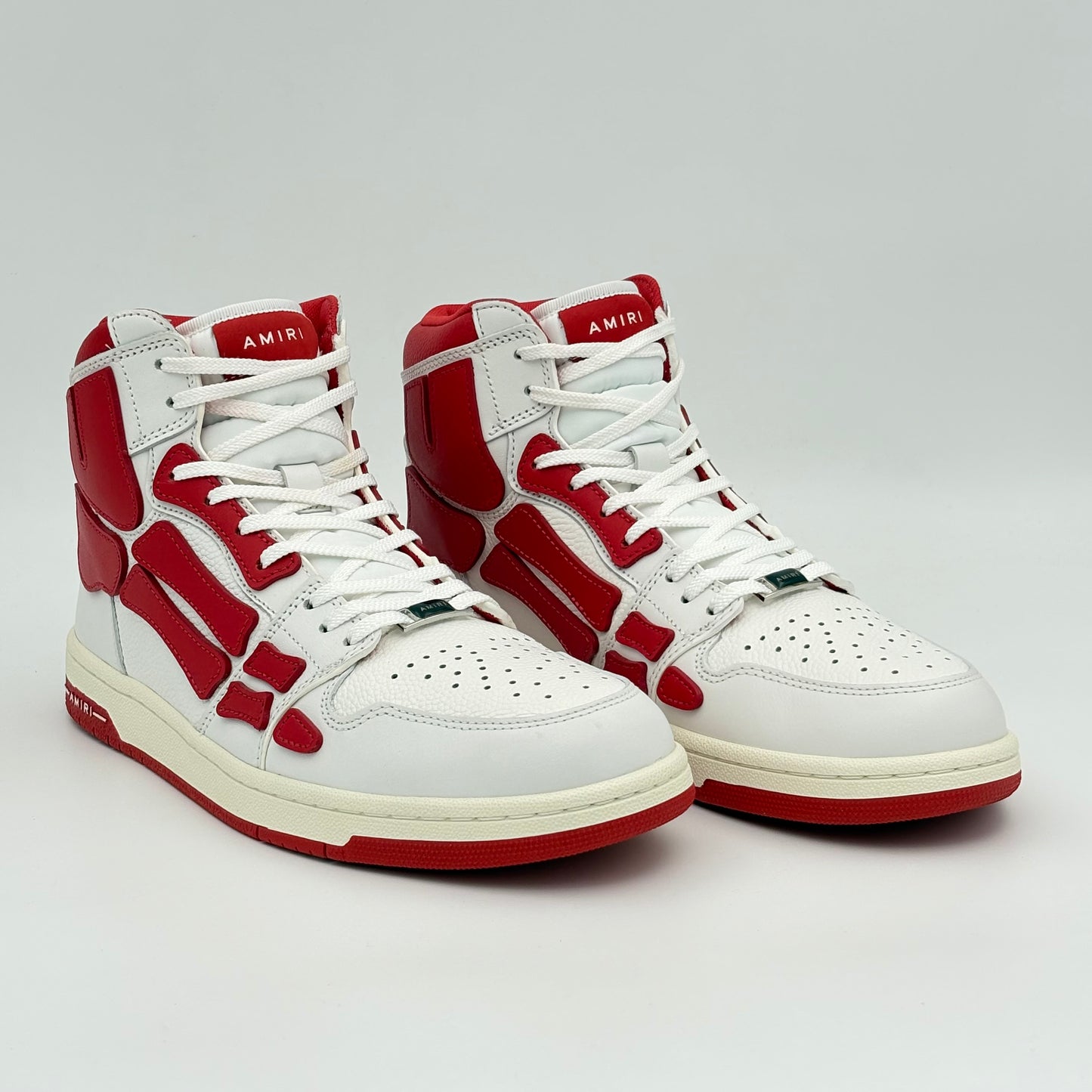 AMIRI Skel Panelled High Top
White Red