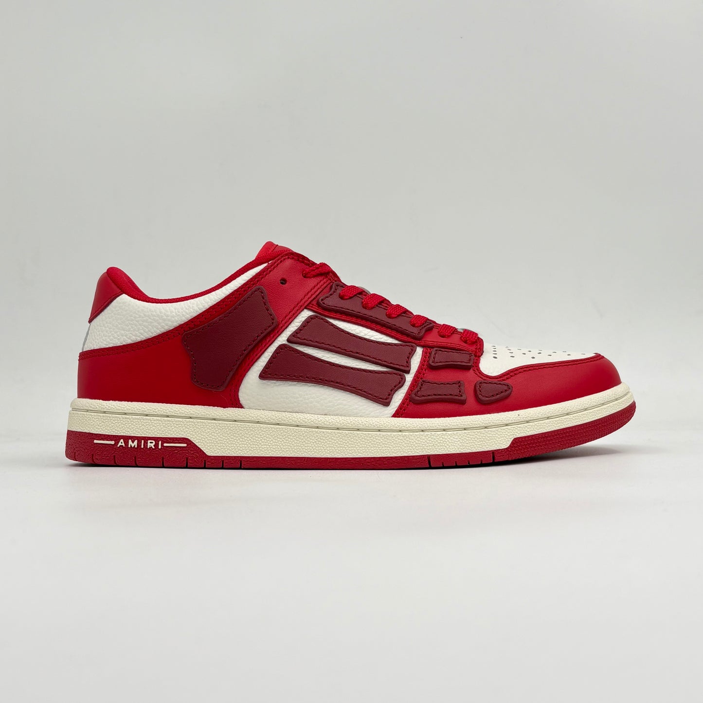 Amiri Skel Top Low Red White