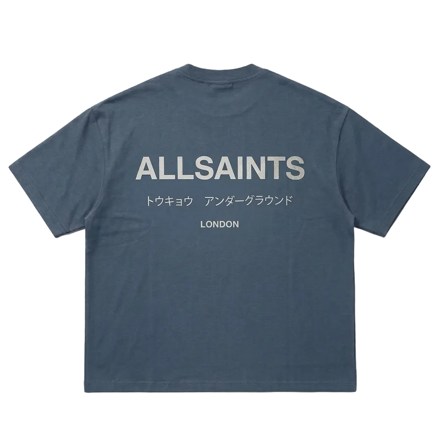 AllSaints Underground Oversized Crew Tee