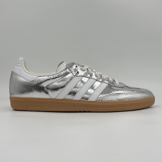 Adidas Samba OG
Silver Metallic Cracked Leather (Women's)