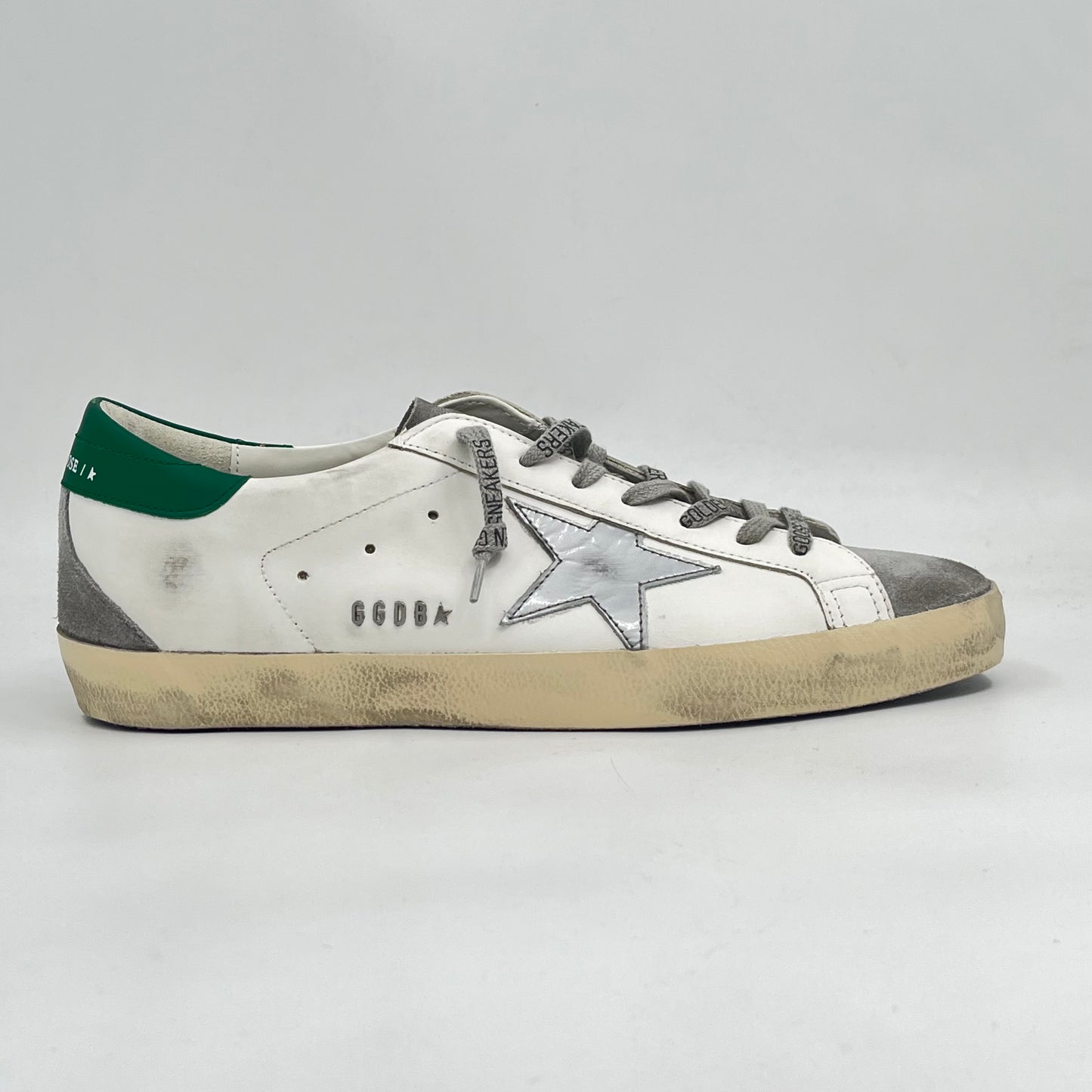 Golden Goose Súper Star Silver Green