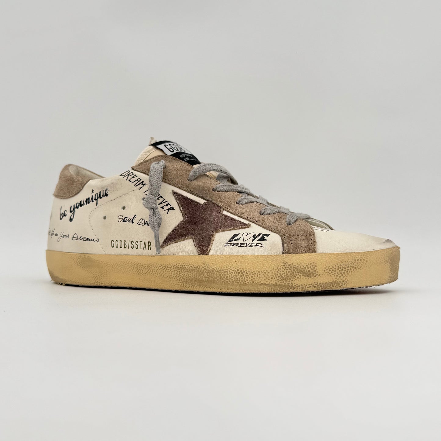 Golden Goose Super Star White Beige