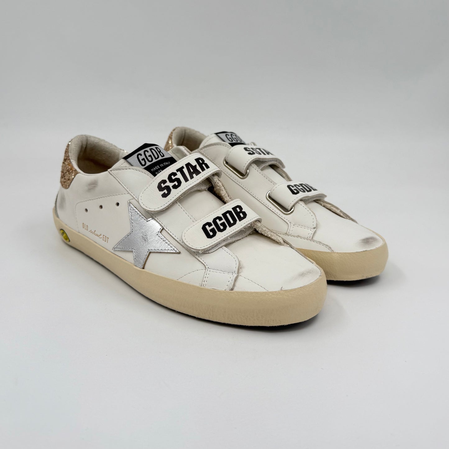 Golden Goose Kids Super Star Old School White