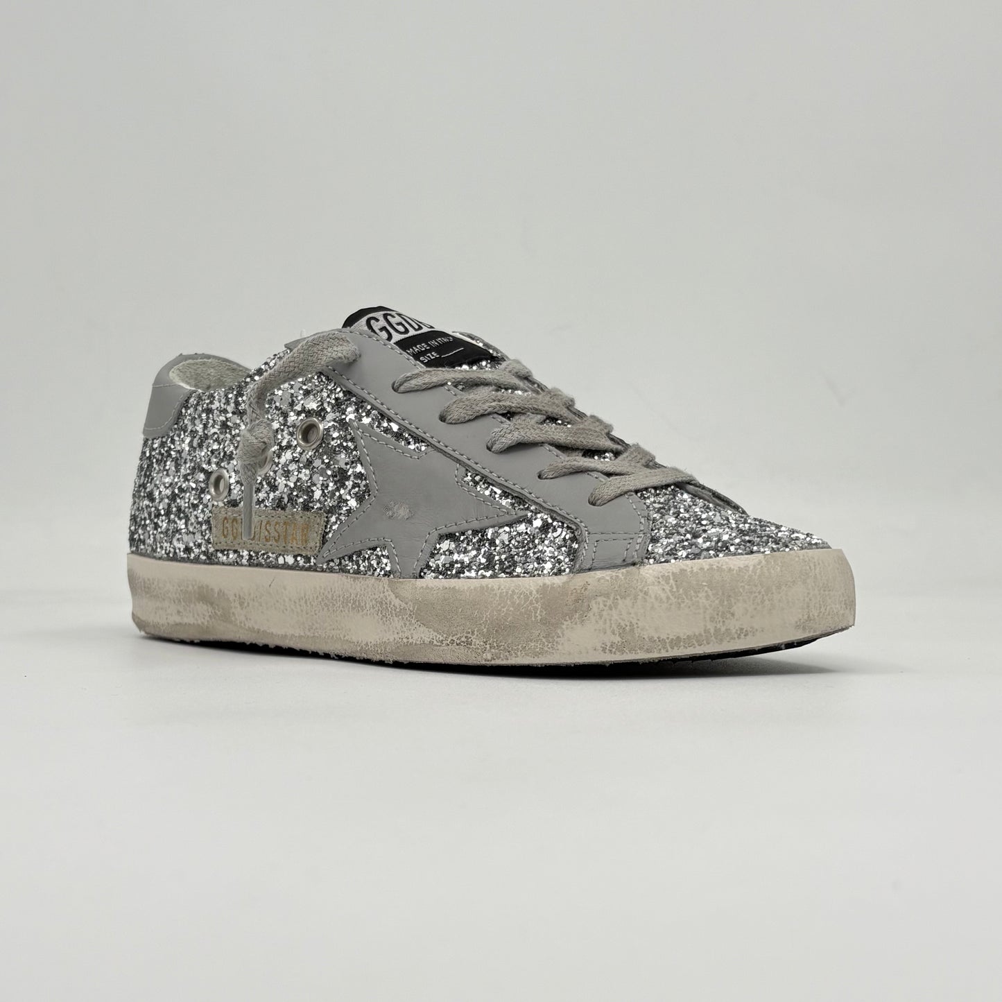 Golden Goose Super Star Silver Grey