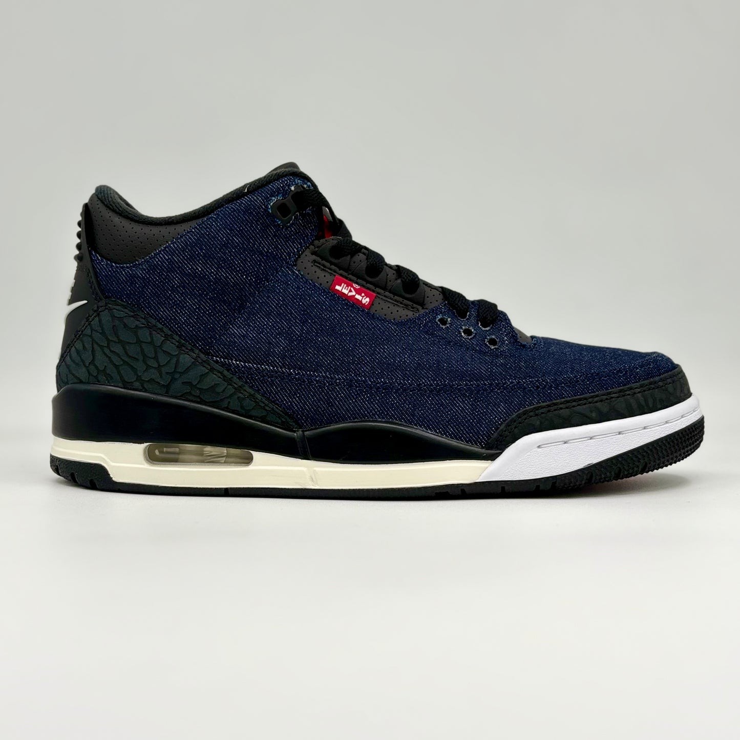 Air Jordan 3 x Levi's® Indigo and Gym Red