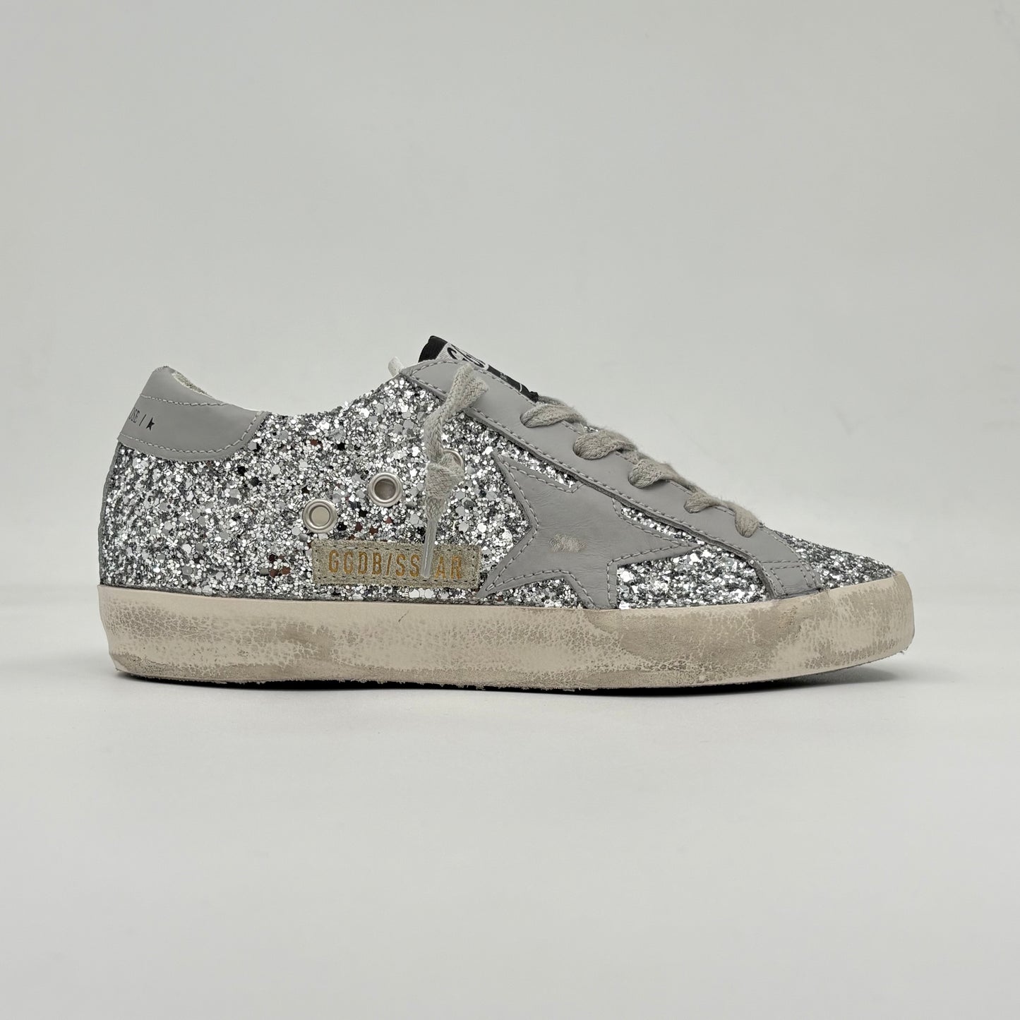 Golden Goose Super Star Silver Grey