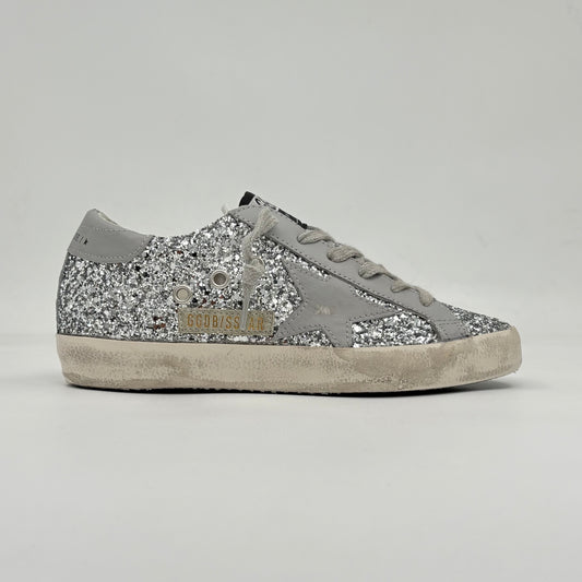 Golden Goose Super Star Silver Grey