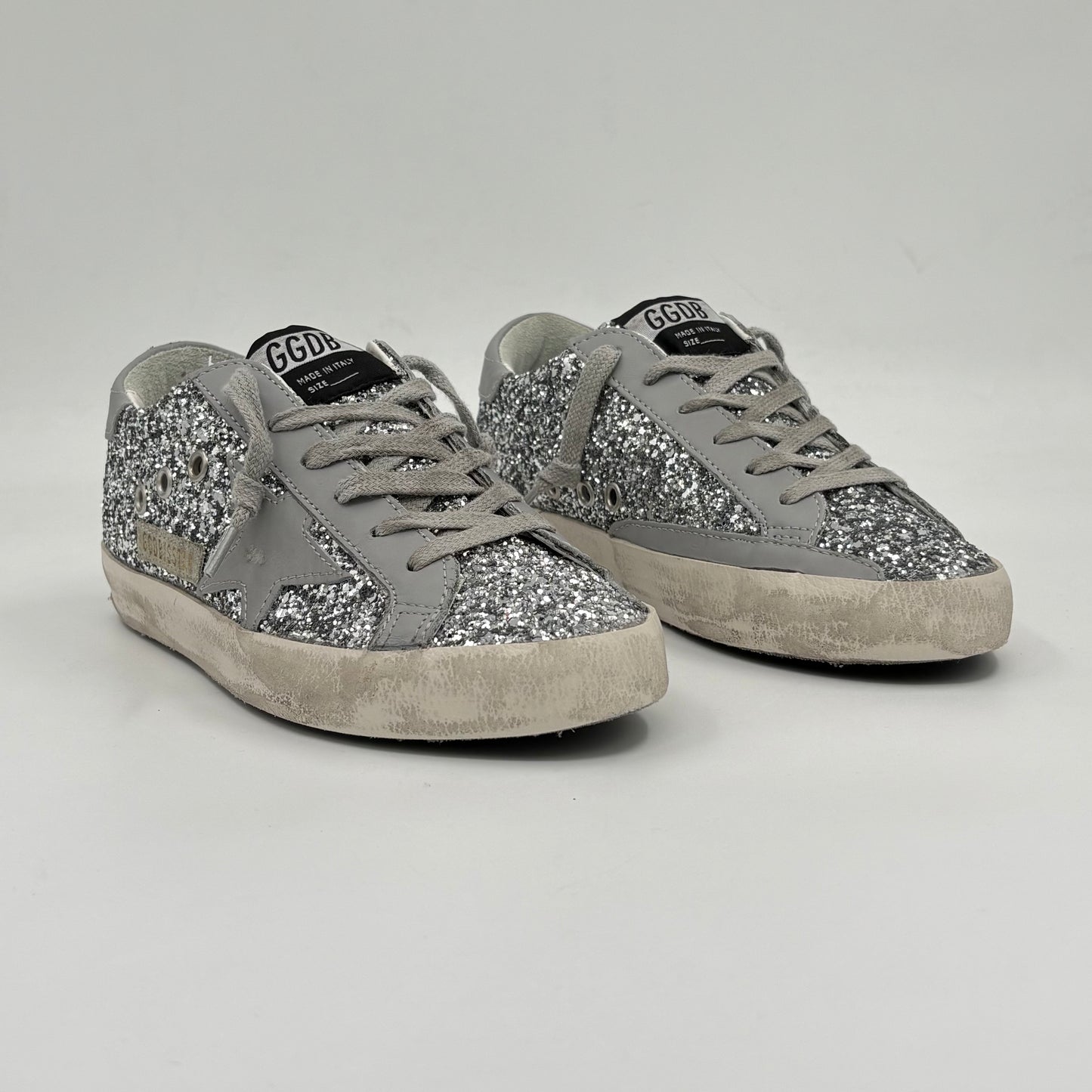 Golden Goose Super Star Silver Grey