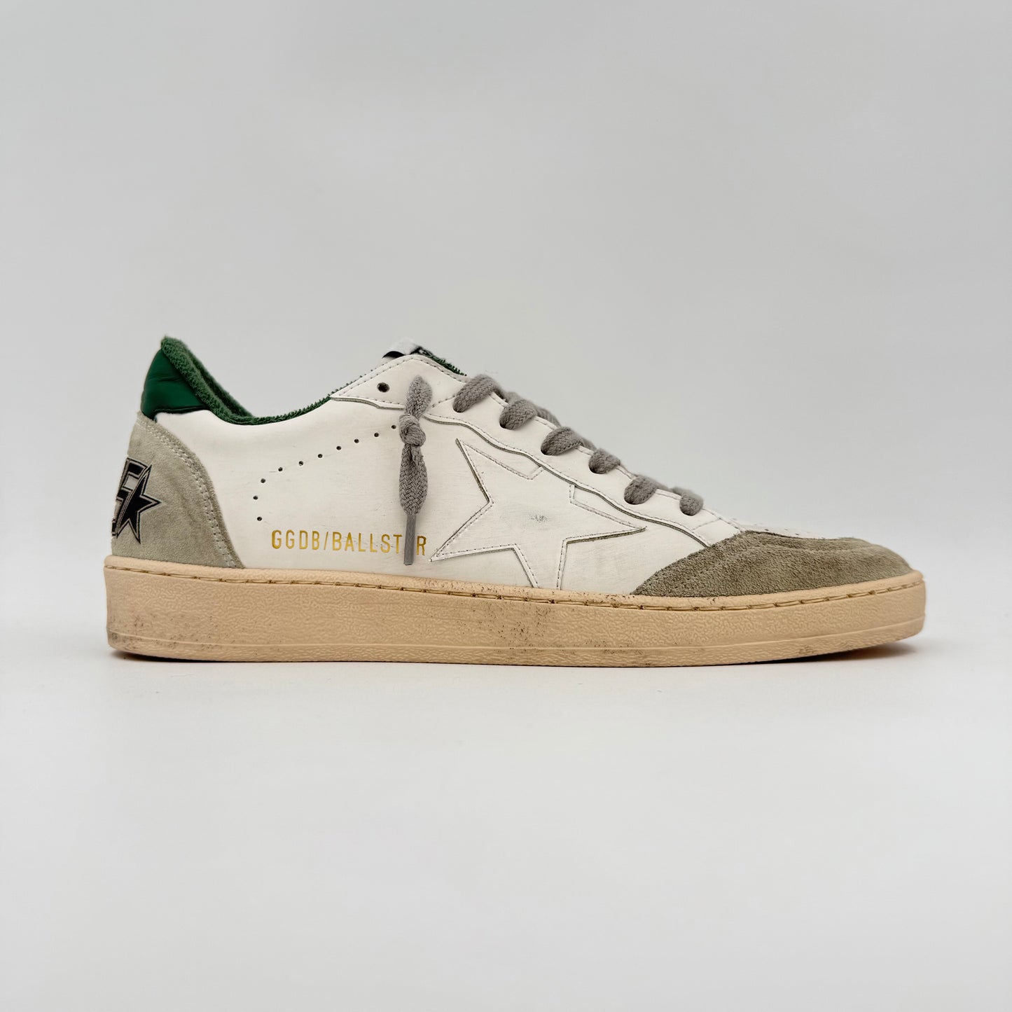 Golden Goose Ball Star White Green