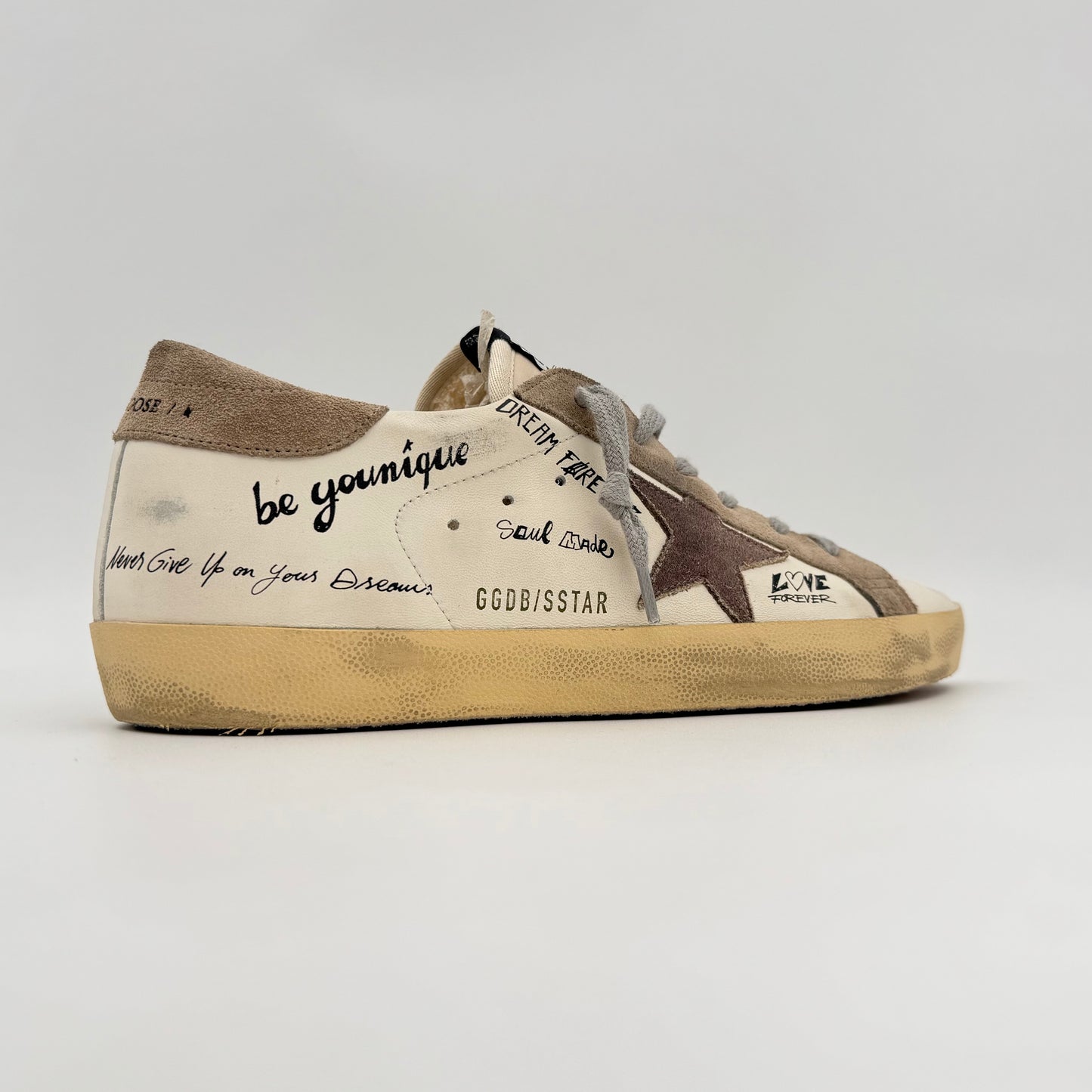 Golden Goose Super Star White Beige
