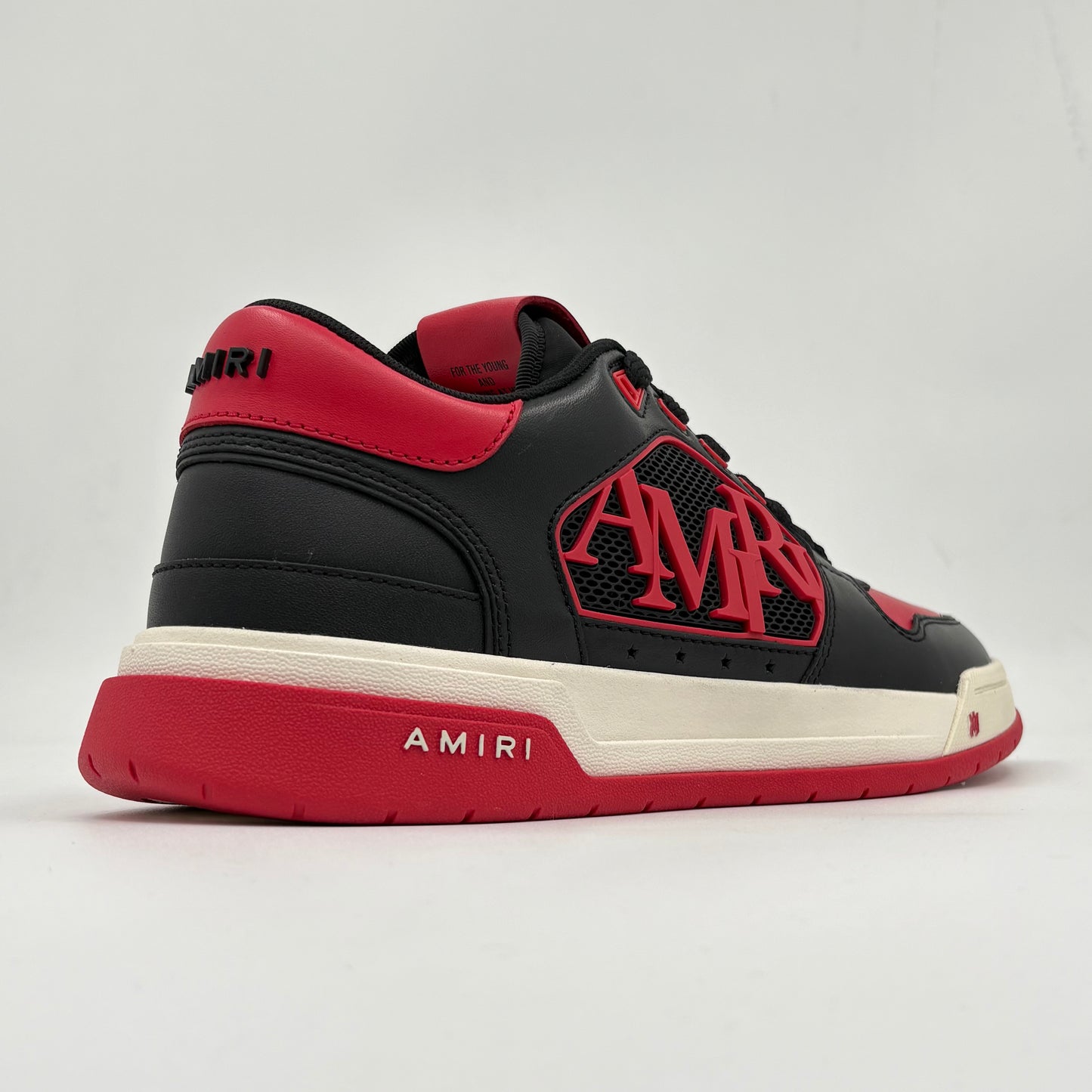 AMIRI Classic Low Black Red