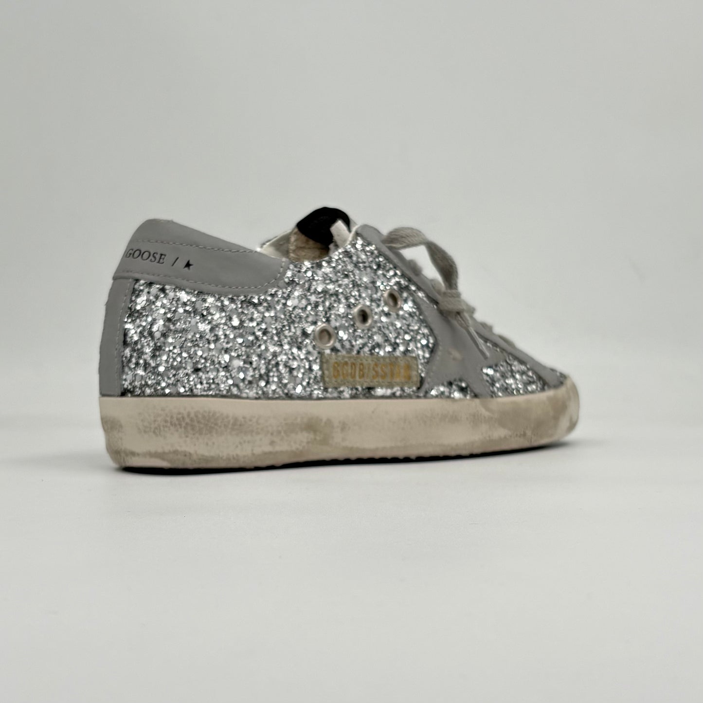 Golden Goose Super Star Silver Grey