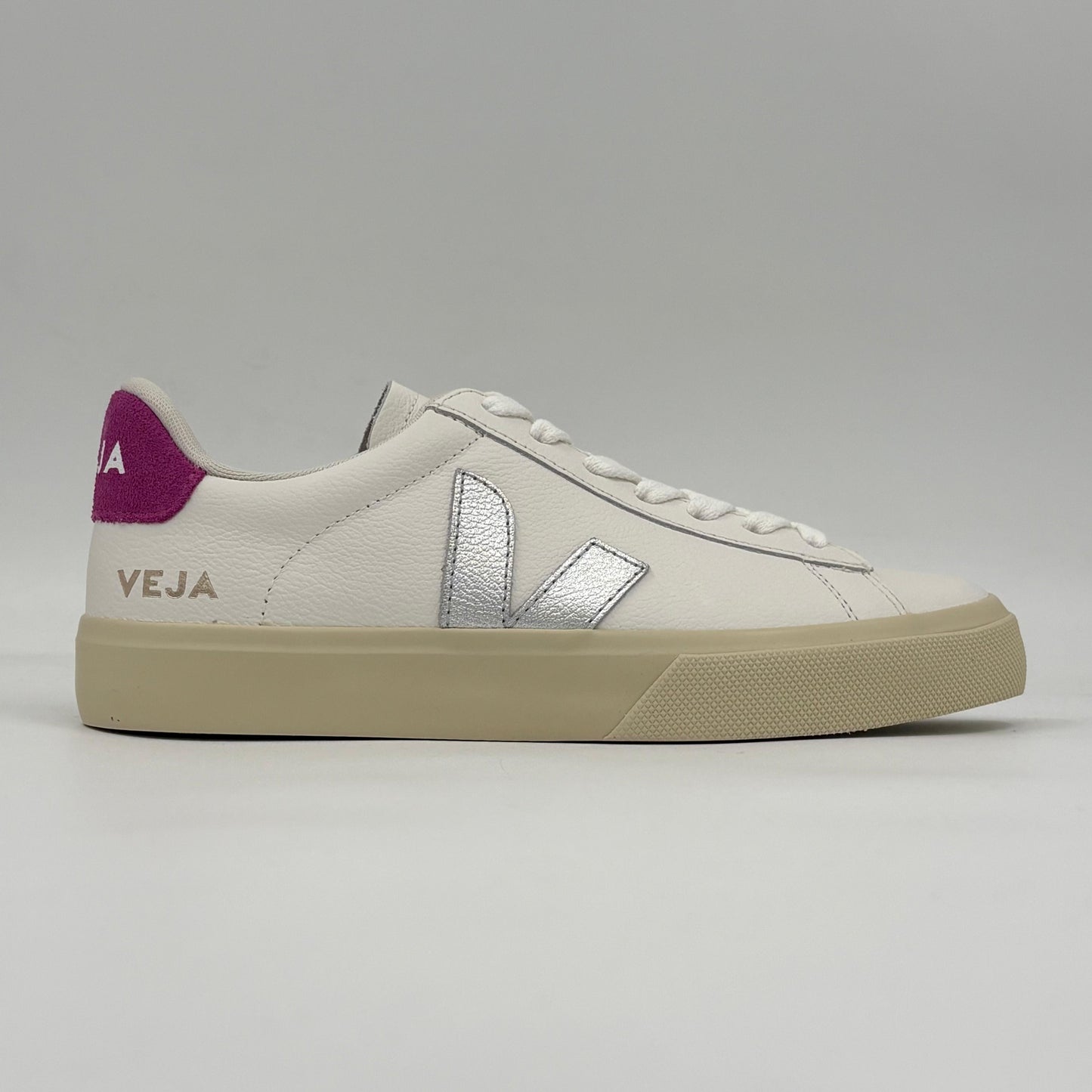 Veja Campo Leather                  White Silver Ultraviolet