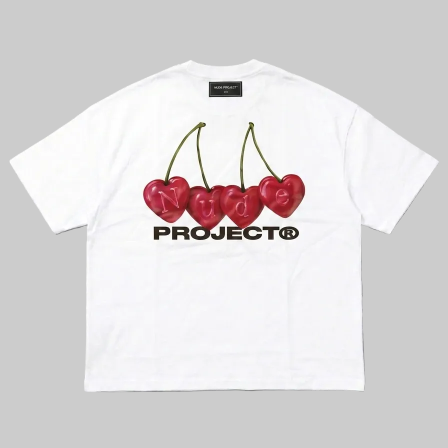Nude Project Cherry Tee White