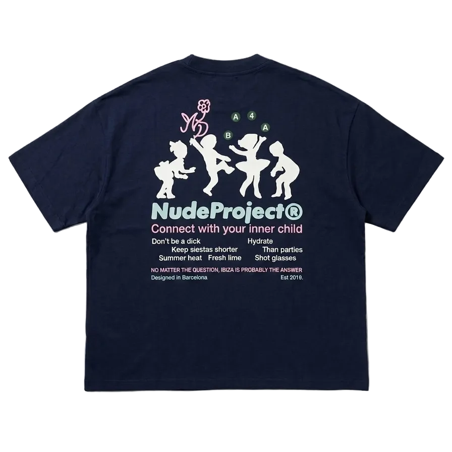 Nude Project Kids Tee Navy