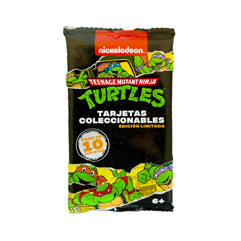 TURTLES NINJA (10 PACK TARJETAS COLECCIONABLES)