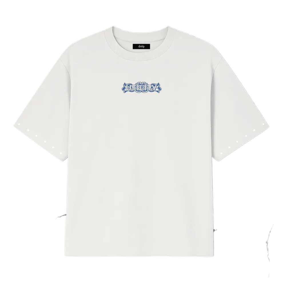 Utility Nana's White Blue T-Shirt