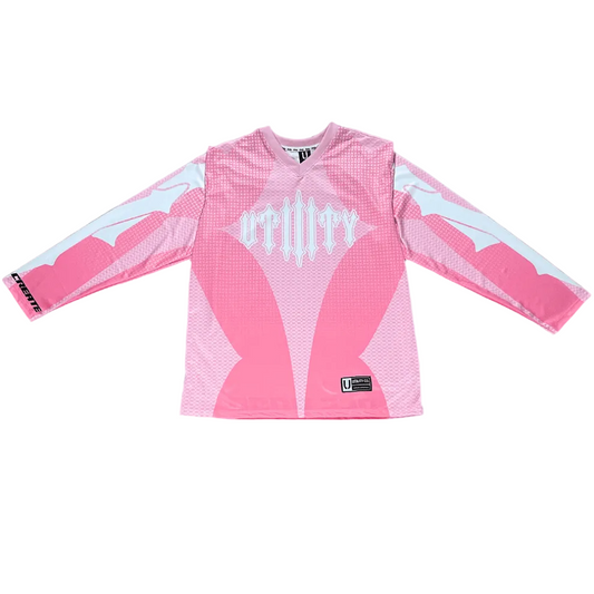 Urban Utility Off-Road Pink Longsleeve Jersey