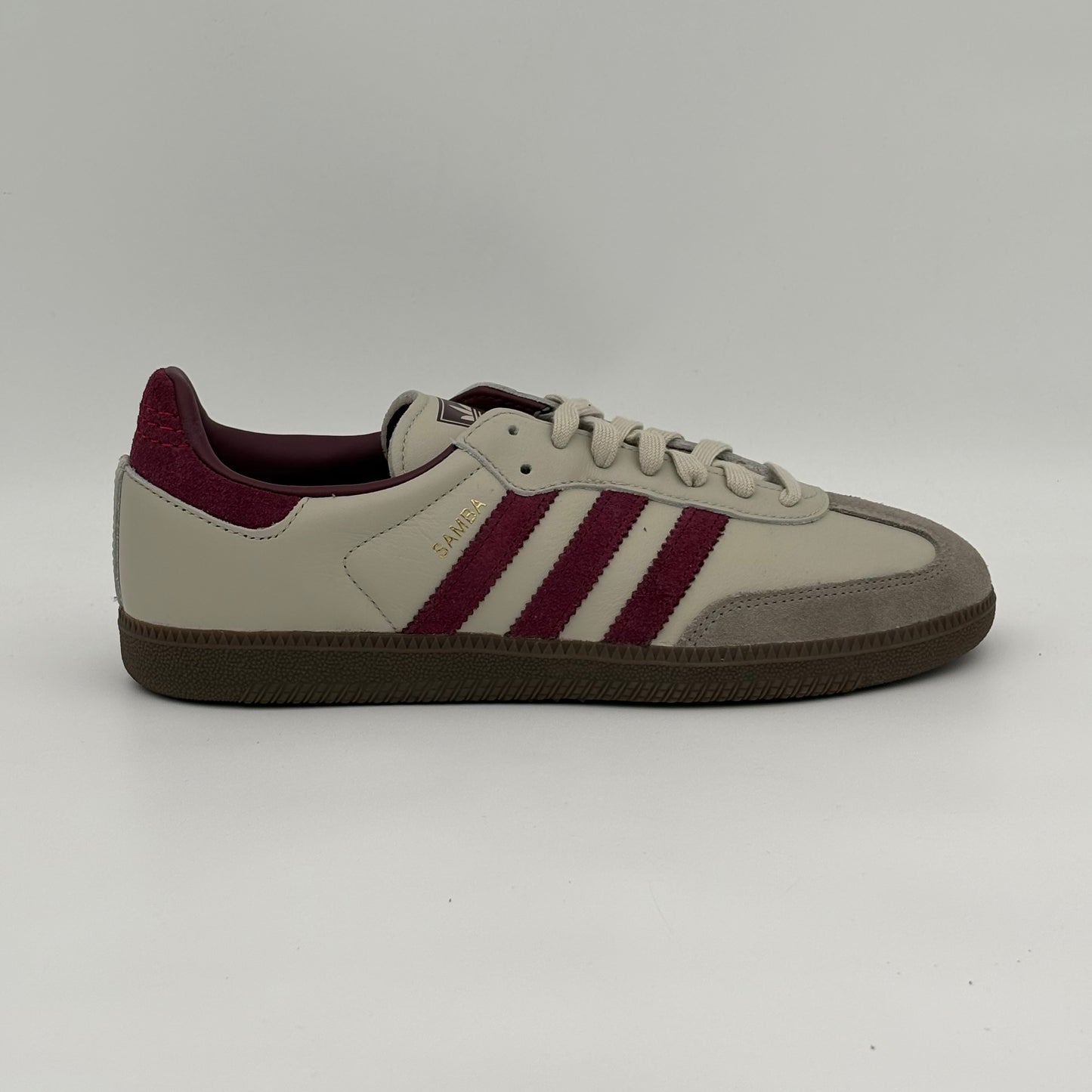 Adidas Samba OG Putty Grey Maroon