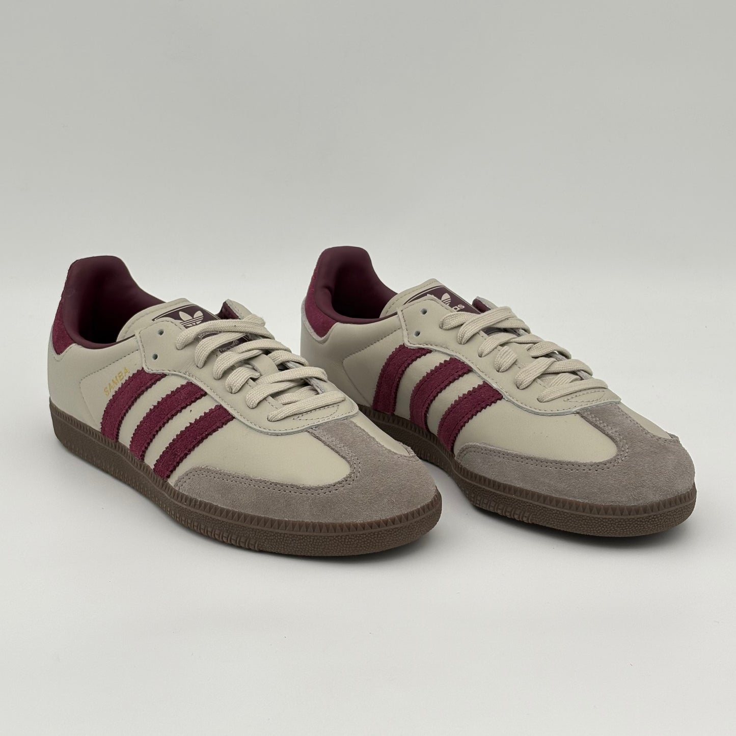 Adidas Samba OG Putty Grey Maroon