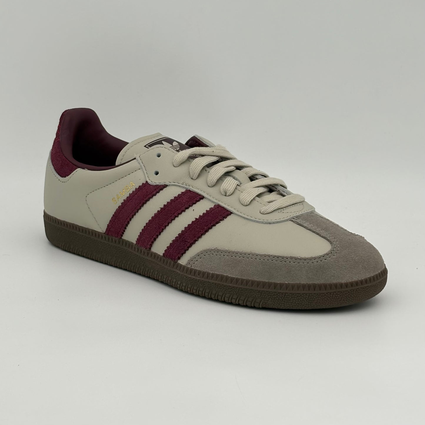 Adidas Samba OG Putty Grey Maroon