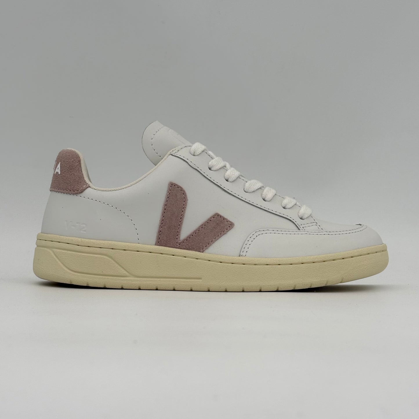Veja V-12 Leather White Babe