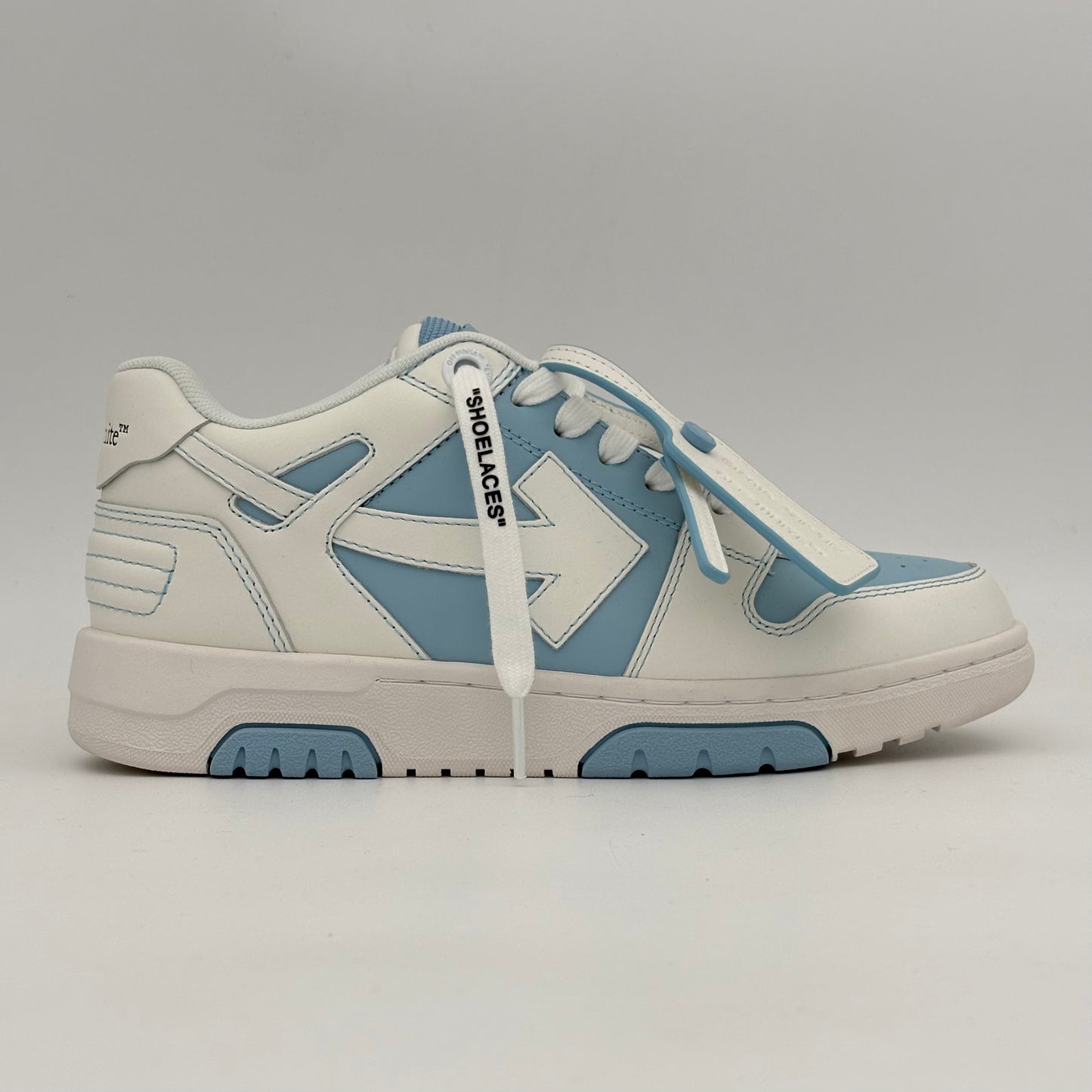 Off White Out Of Office             Light Blue White