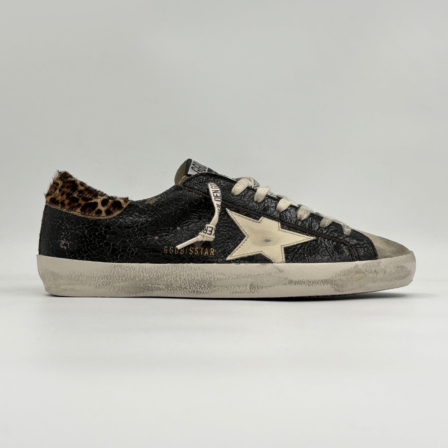 Golden Goose Super Star Black Leopard