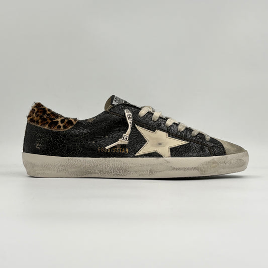 Golden Goose Super Star Black Leopard