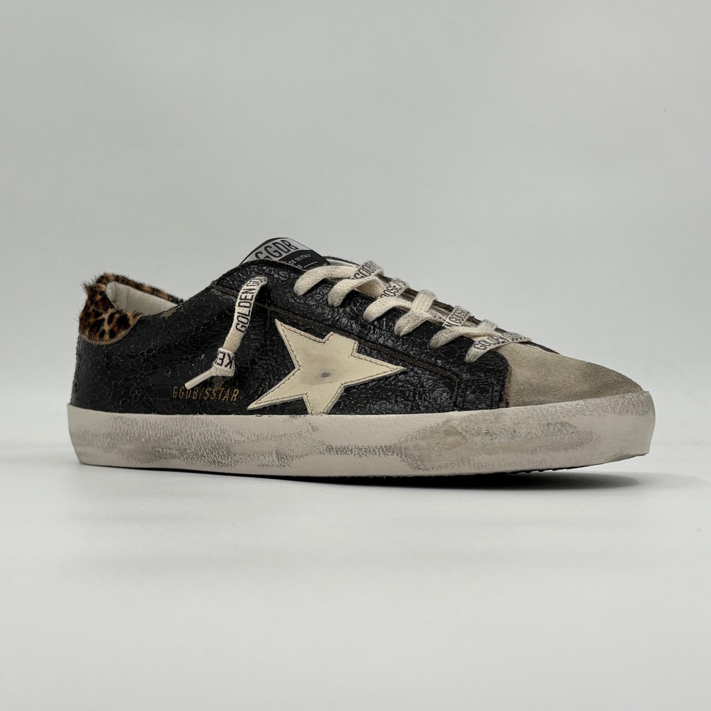 Golden Goose Super Star Black Leopard