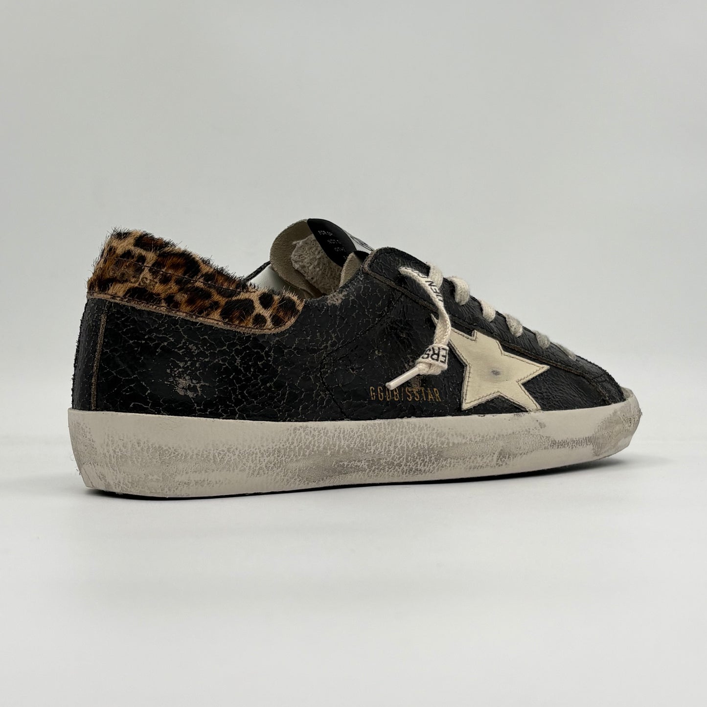 Golden Goose Super Star Black Leopard