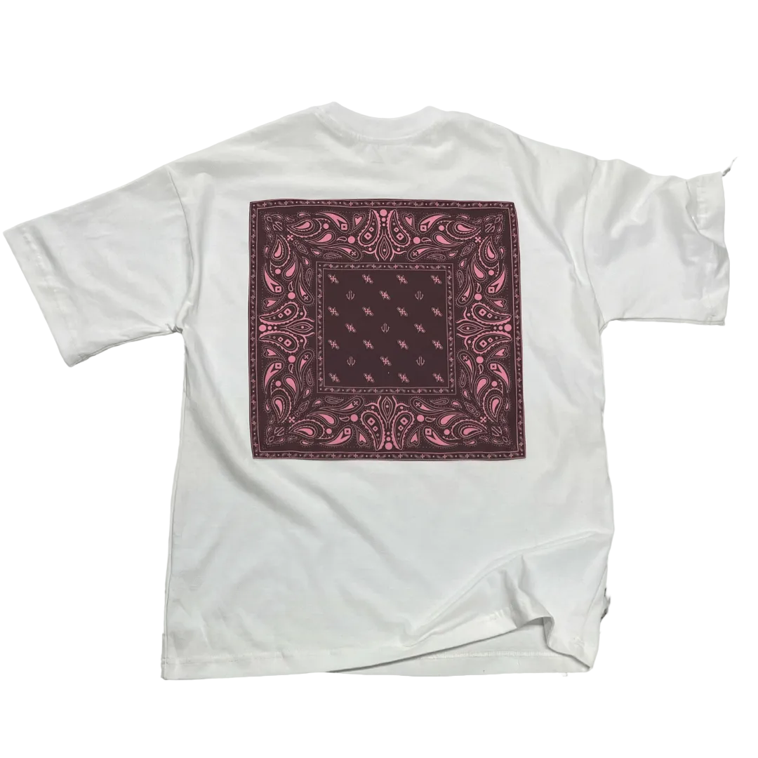 Urban Utility Born To Create Bandana White Brown Pink