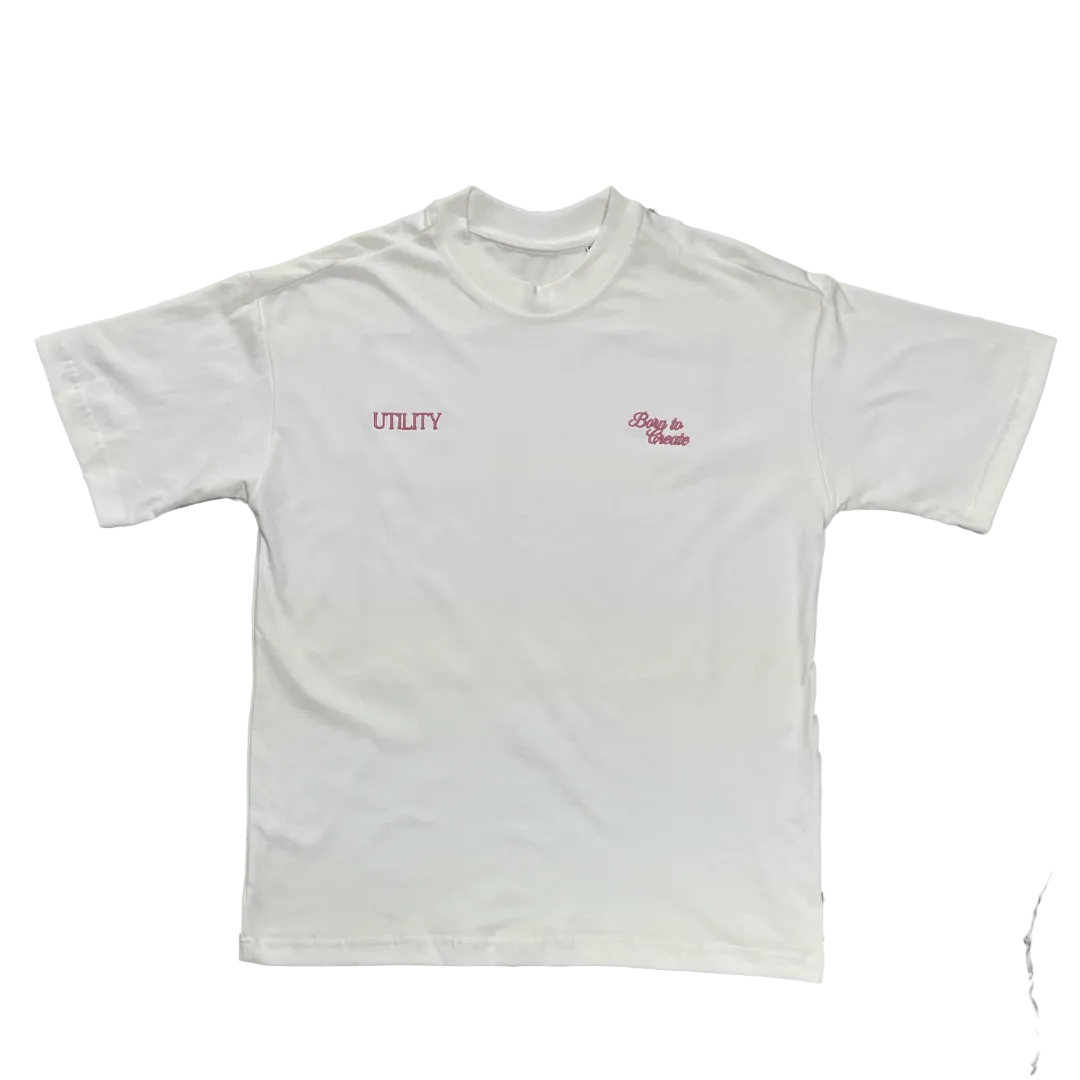 Urban Utility Born To Create Bandana White Brown Pink